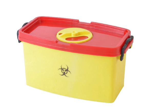 Контейнер для збору голок і медичних відходів, одноразовий, 5 л. Гама